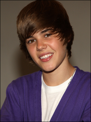 what color is justin bieber eyes. the hair out of the eyes.